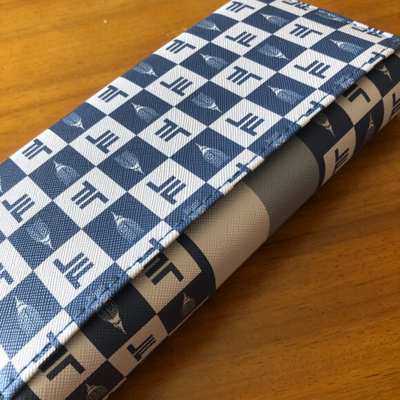 London Fog LFWS23901-Navy Lara Signature Flap Wallet 100th Year Anniversary $48 - Picture 5 of 12